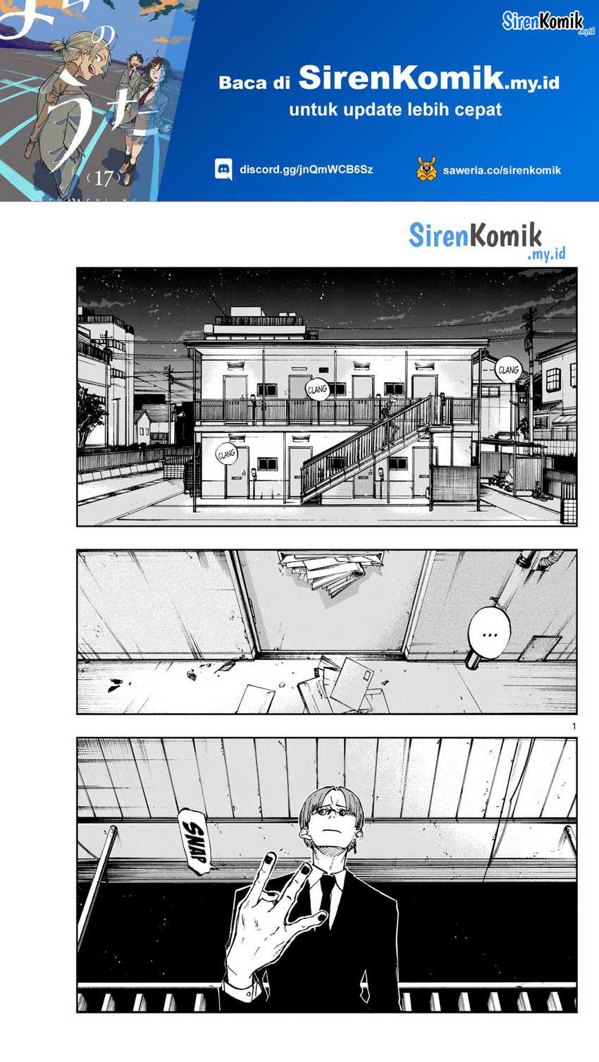 Yofukashi no Uta — Chapter 182.5, halaman 2