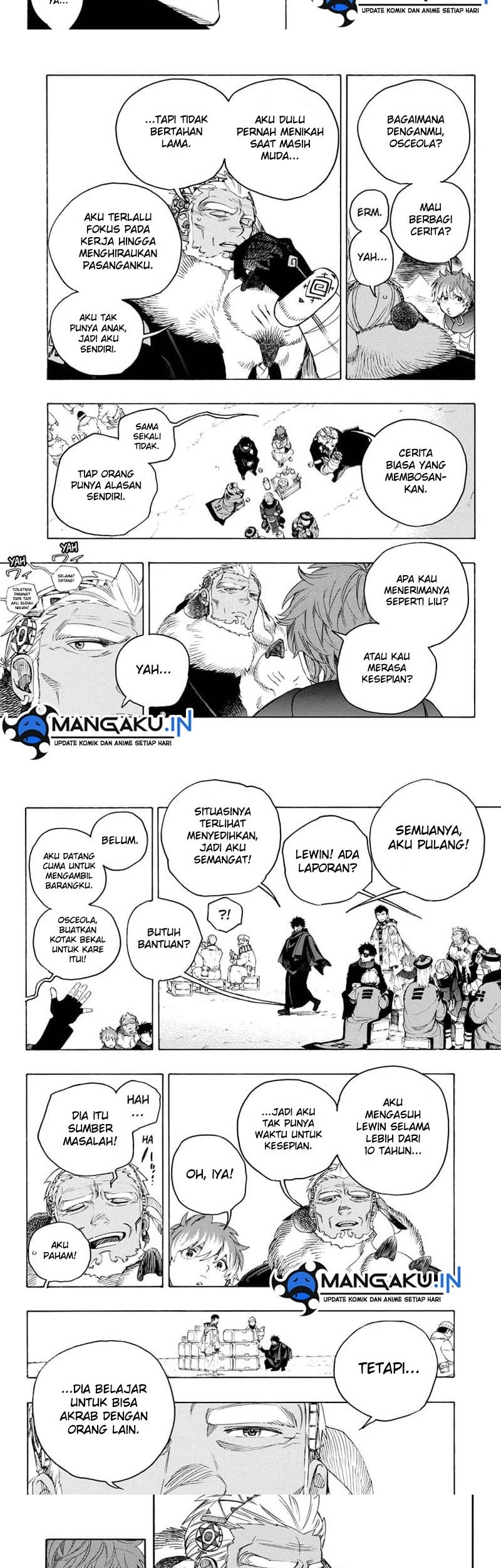 Ao no Exorcist — Chapter 144.1, halaman 3