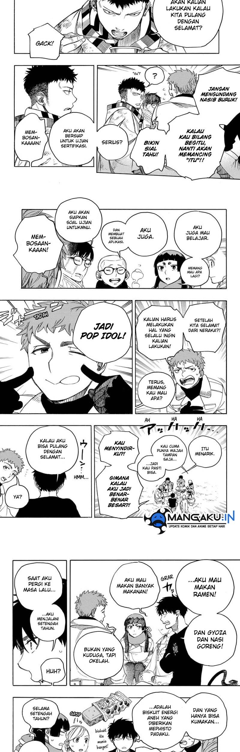 Ao no Exorcist — Chapter 144.1, halaman 5