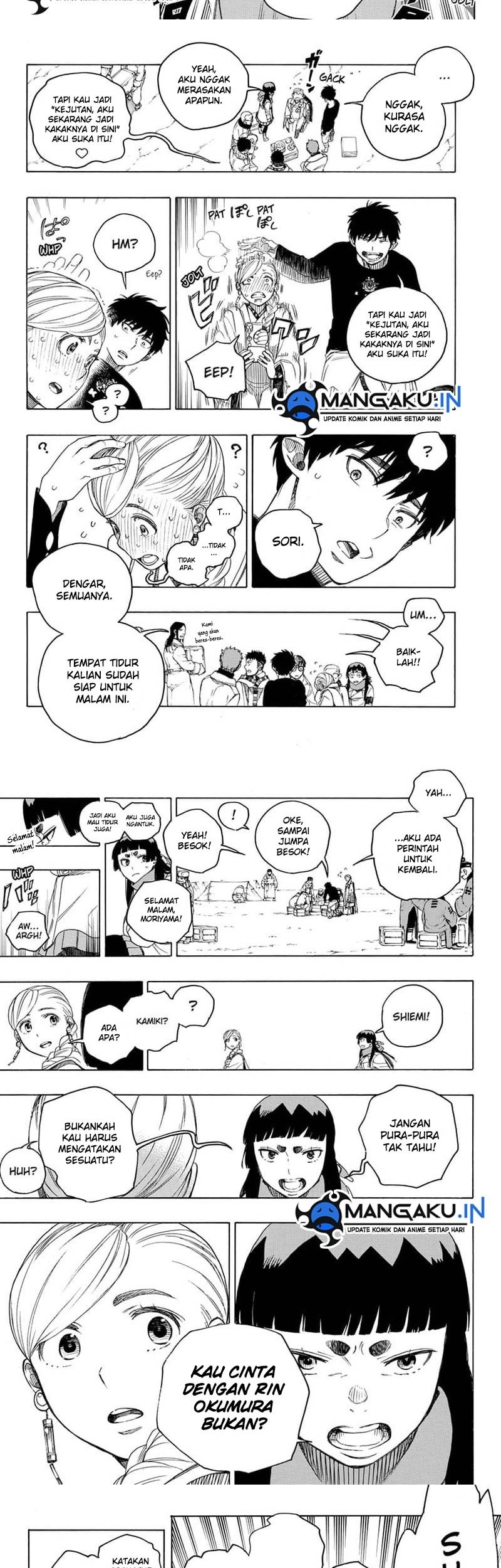 Ao no Exorcist — Chapter 144.1, halaman 7