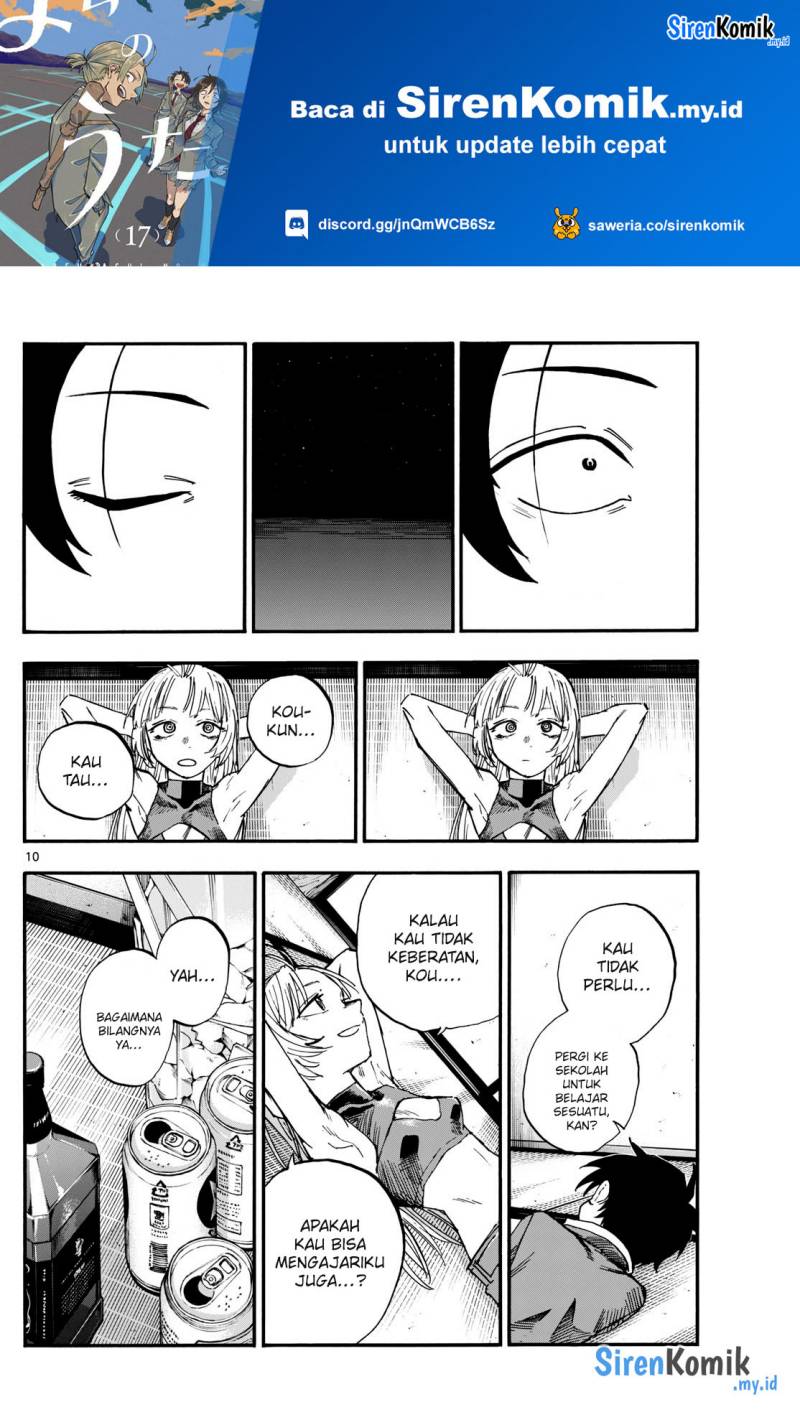 Yofukashi no Uta — Chapter 184, halaman 11