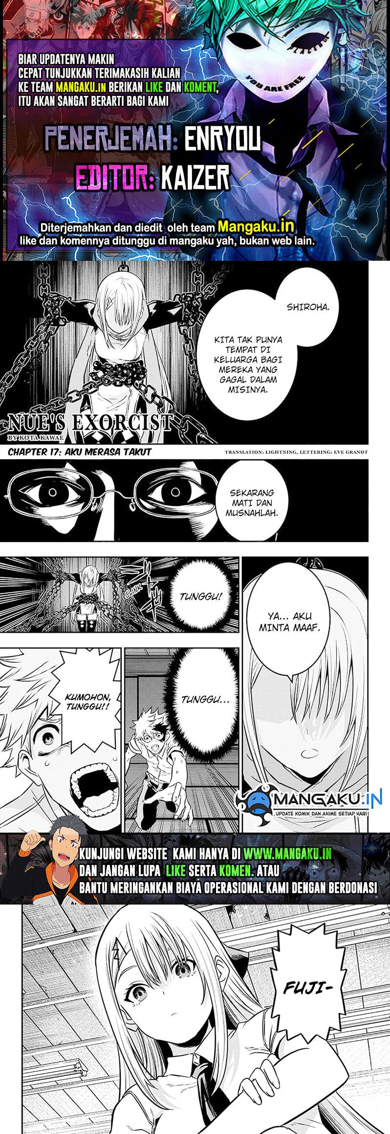 Nue’s Exorcist — Chapter 17, halaman 1