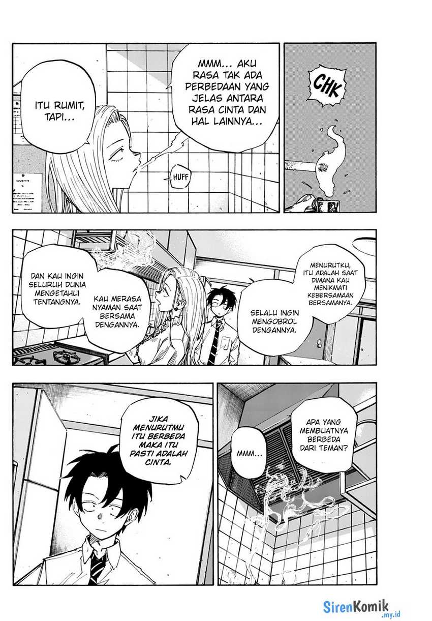 Yofukashi no Uta — Chapter 185, halaman 15