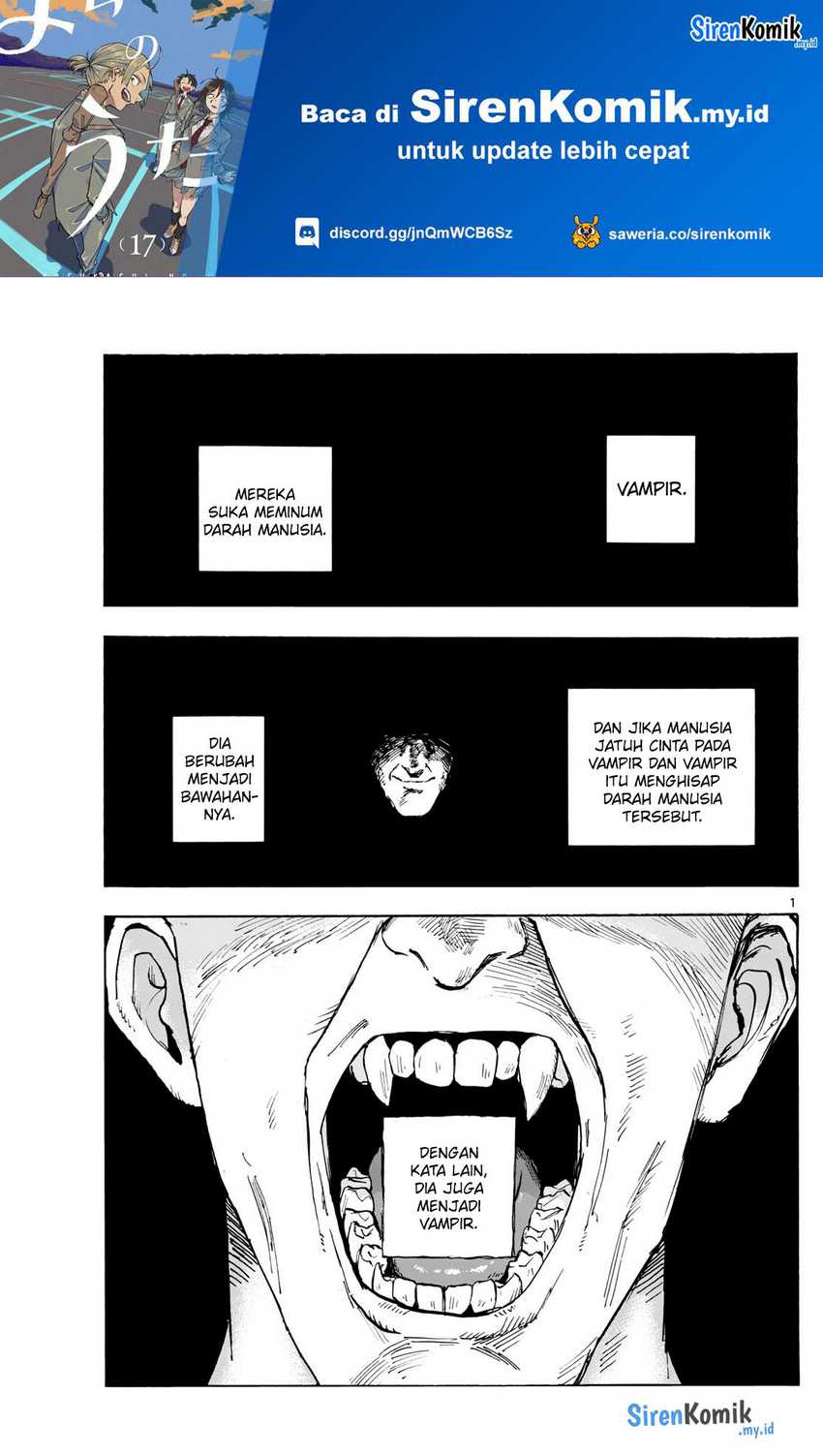 Yofukashi no Uta — Chapter 185, halaman 2