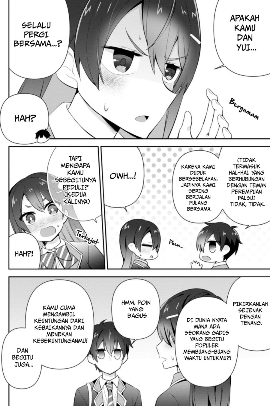The Cute Girl Sitting Next to Me Is Trying to Make Me Fall in Love With Her as a Way to Ridicule Me, but the Tables Were Turned on Her Before She Knew It — Chapter 11, halaman 22