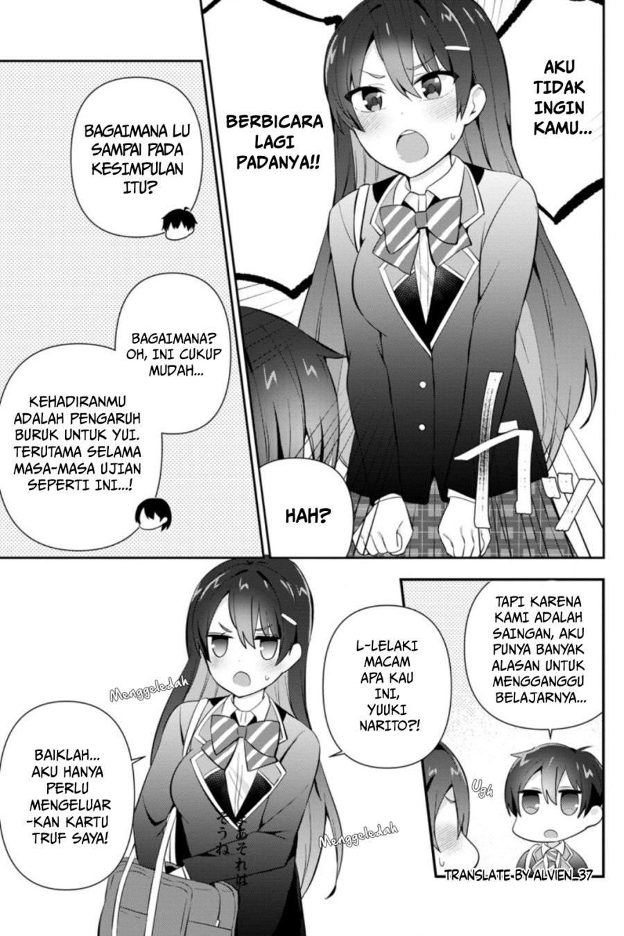 The Cute Girl Sitting Next to Me Is Trying to Make Me Fall in Love With Her as a Way to Ridicule Me, but the Tables Were Turned on Her Before She Knew It — Chapter 11, halaman 23