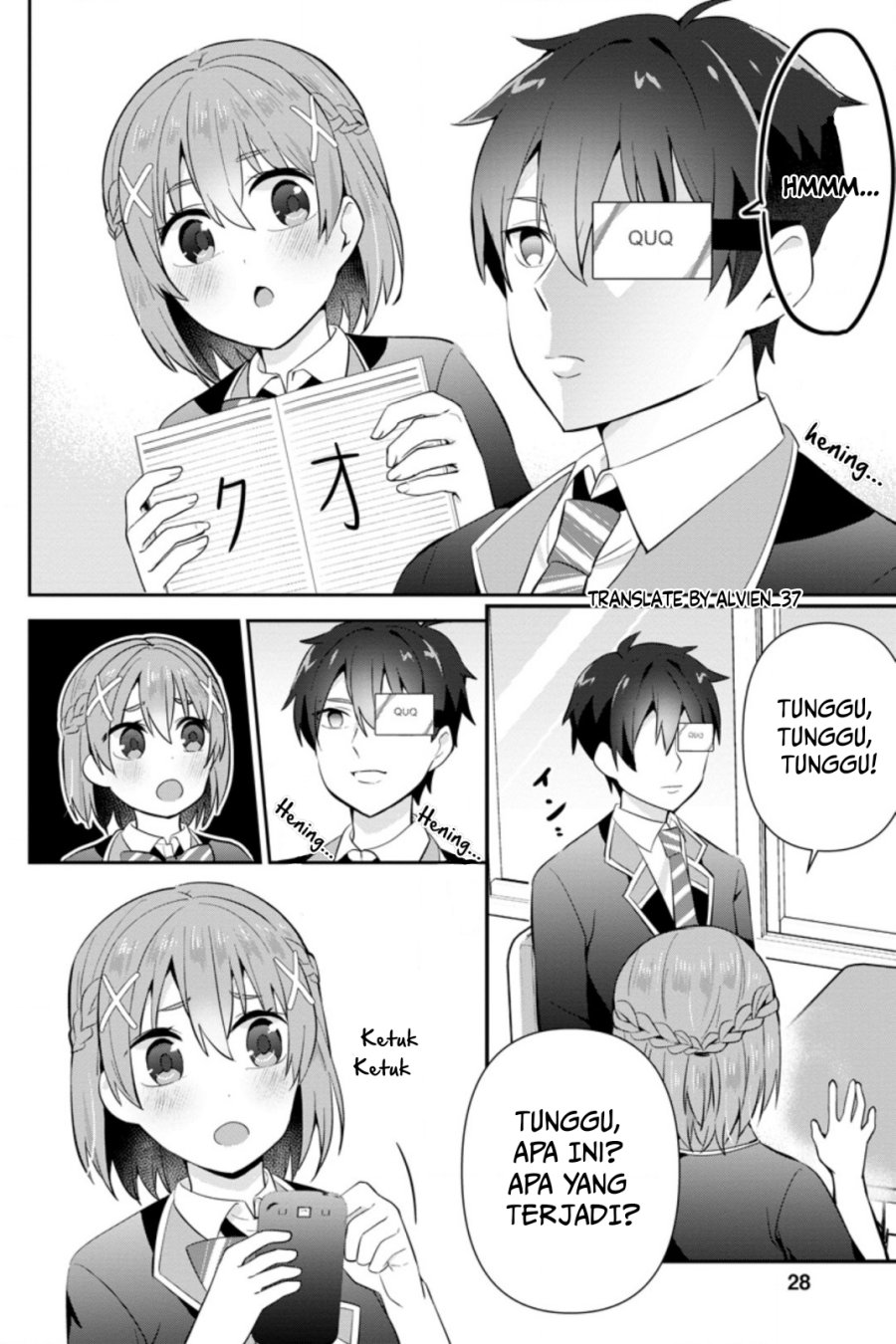 The Cute Girl Sitting Next to Me Is Trying to Make Me Fall in Love With Her as a Way to Ridicule Me, but the Tables Were Turned on Her Before She Knew It — Chapter 11, halaman 26