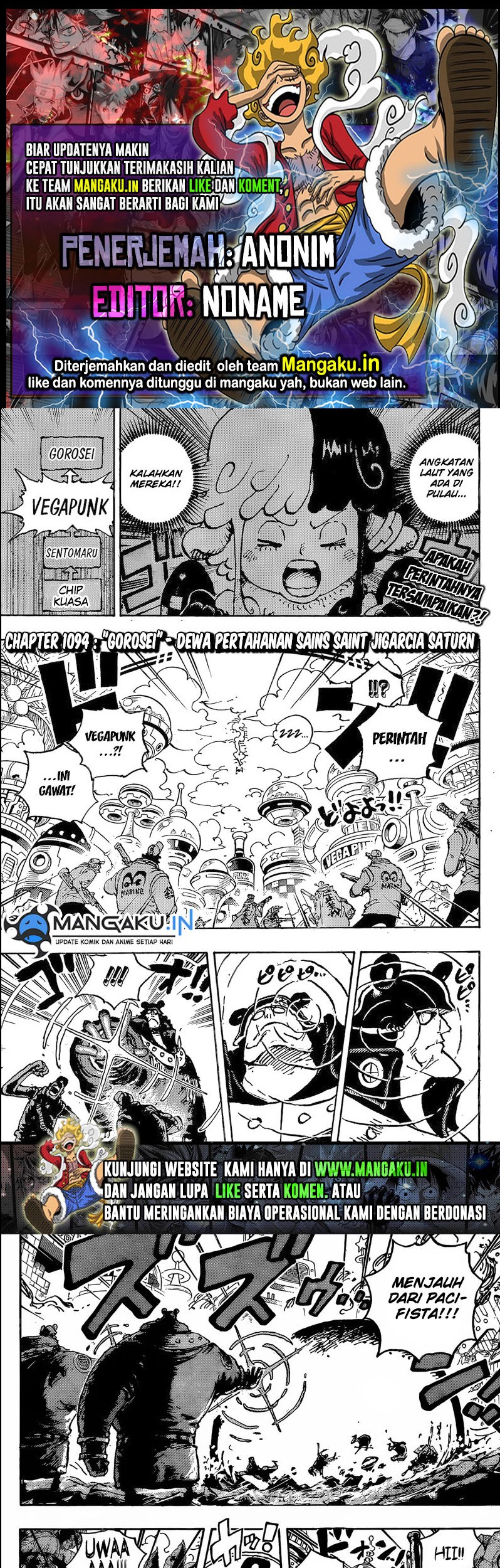 One Piece — Chapter 1094, halaman 1