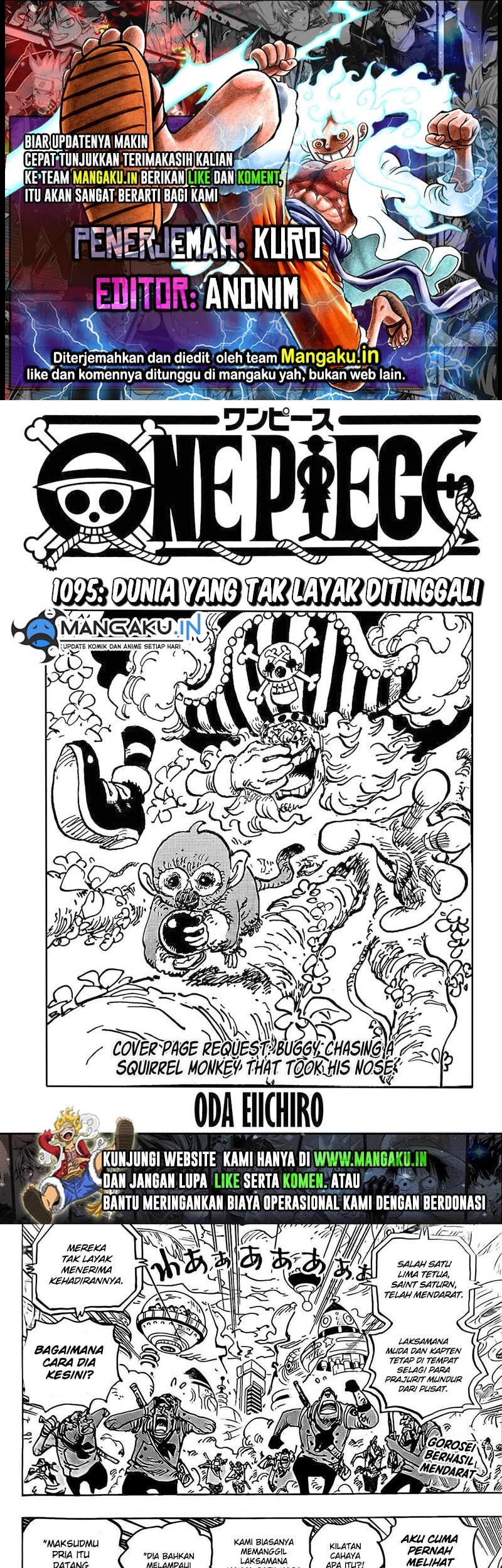 One Piece — Chapter 1095, halaman 1