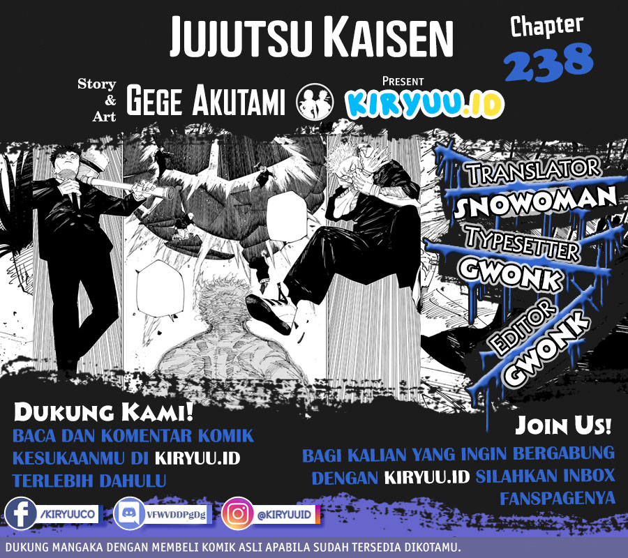 Jujutsu Kaisen — Chapter 238, halaman 1