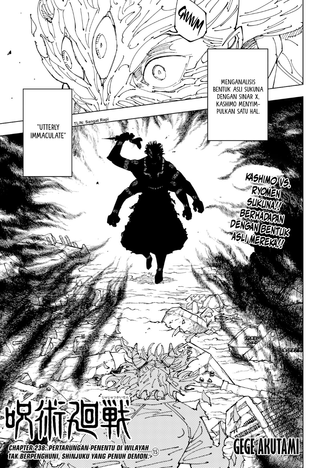 Jujutsu Kaisen — Chapter 238, halaman 3
