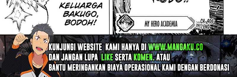 Boku no Hero Academia — Chapter 406, halaman 70