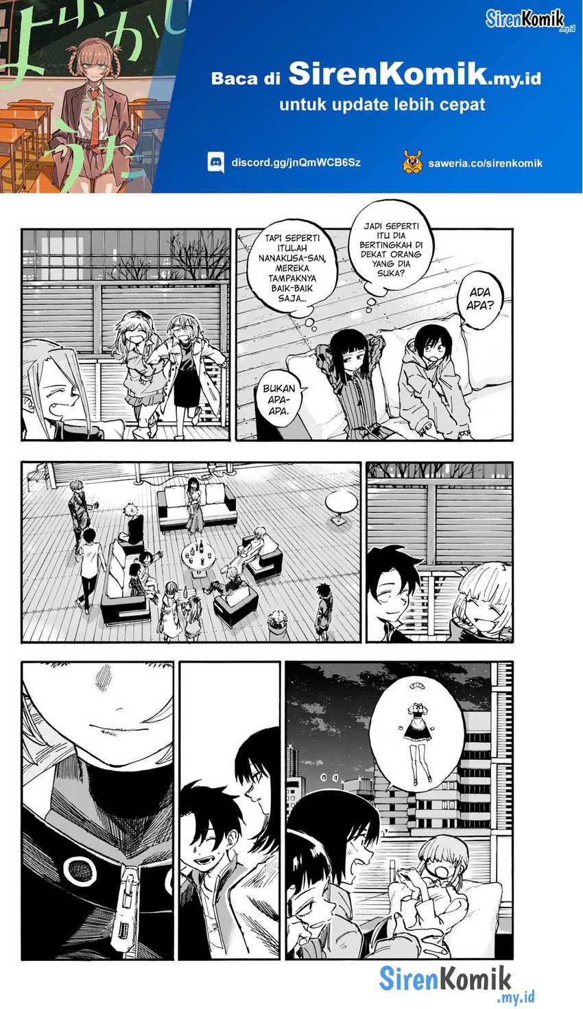 Yofukashi no Uta — Chapter 190, halaman 11