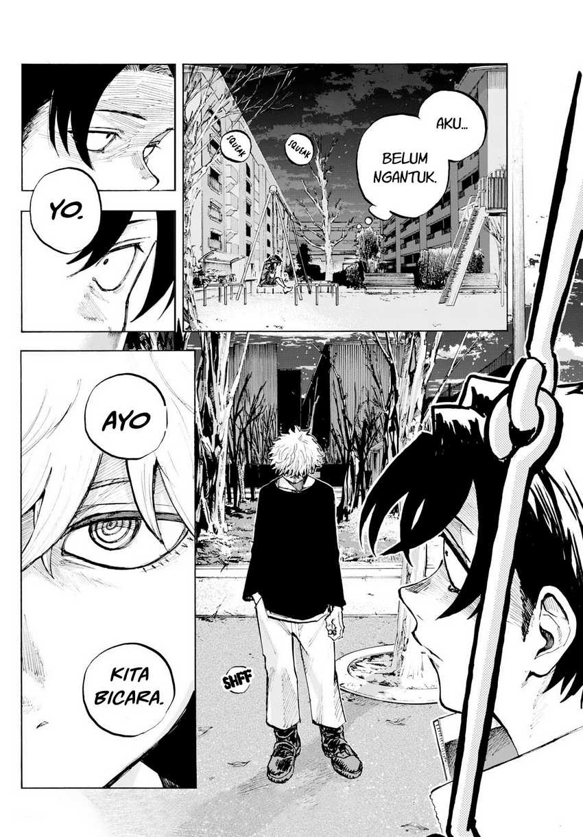 Yofukashi no Uta — Chapter 190, halaman 19