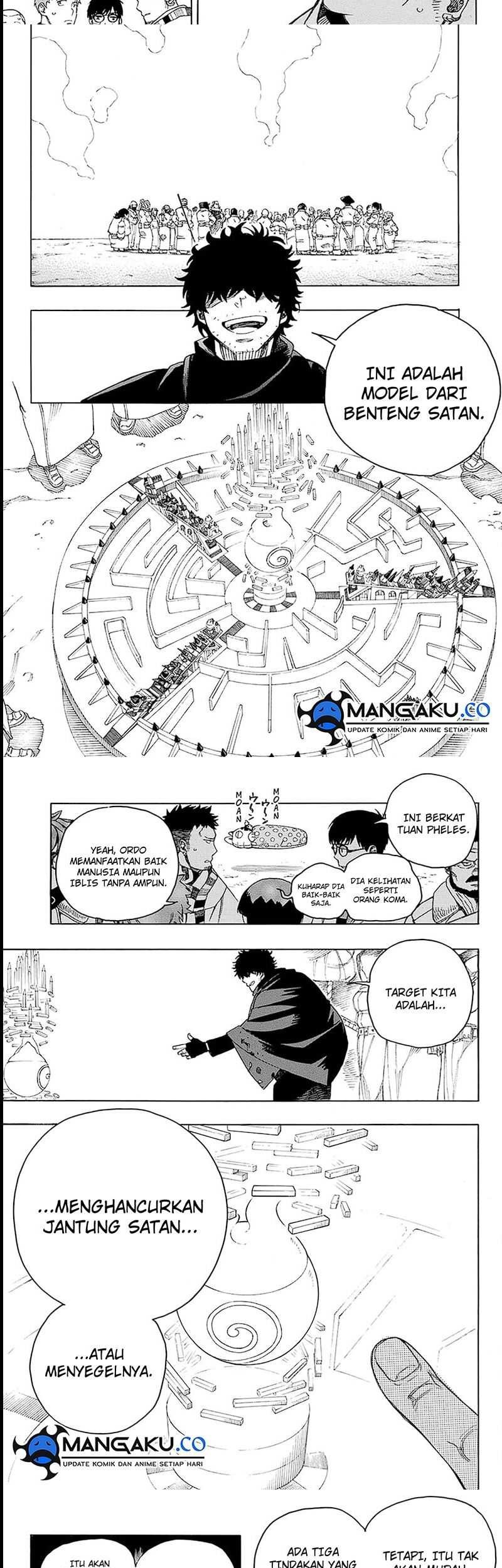 Ao no Exorcist — Chapter 145, halaman 3