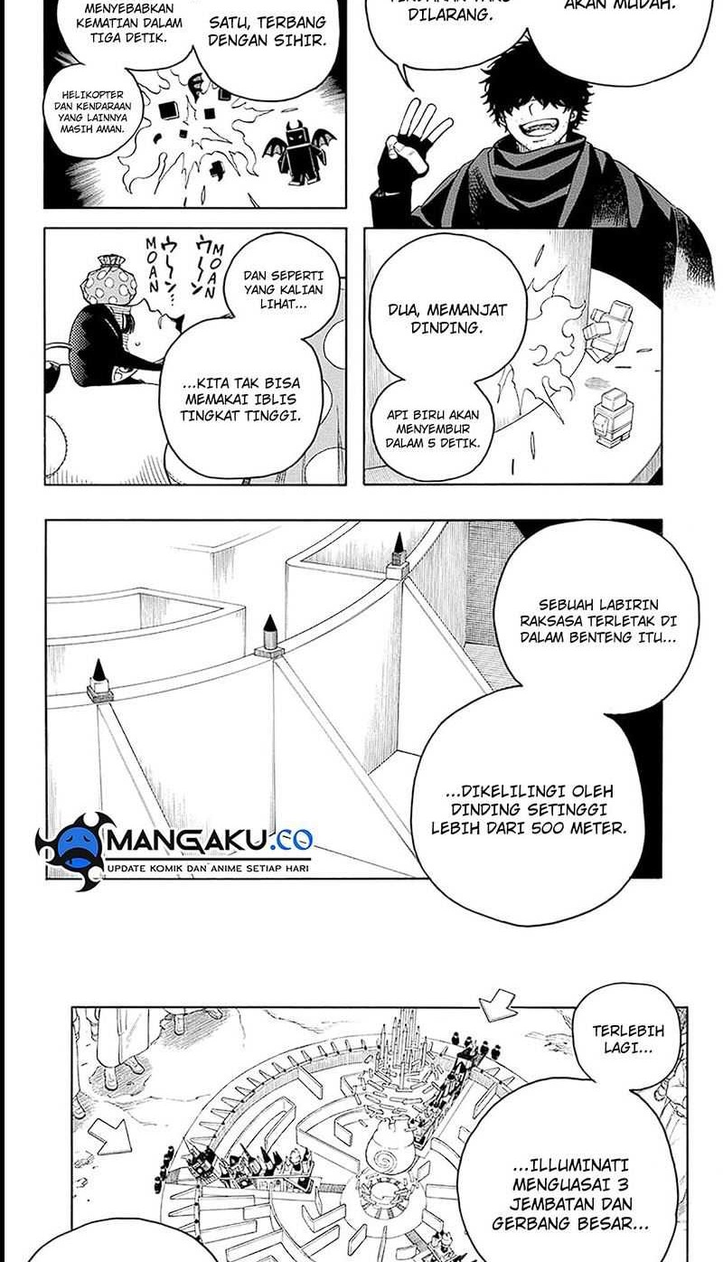 Ao no Exorcist — Chapter 145, halaman 4