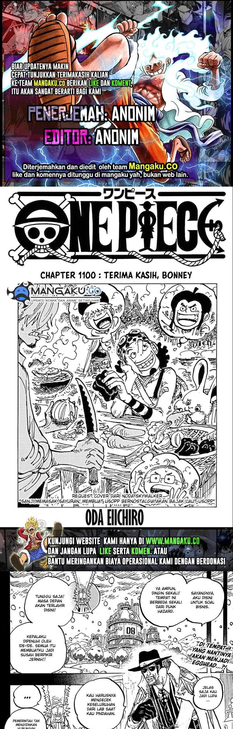 One Piece — Chapter 1100, halaman 1