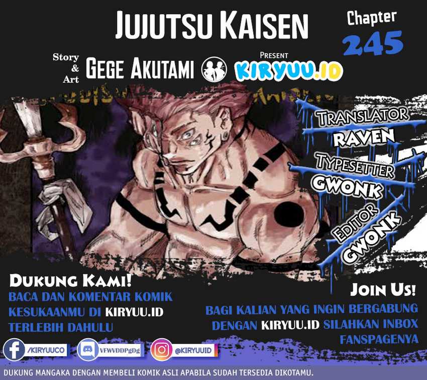 Jujutsu Kaisen — Chapter 245, halaman 1