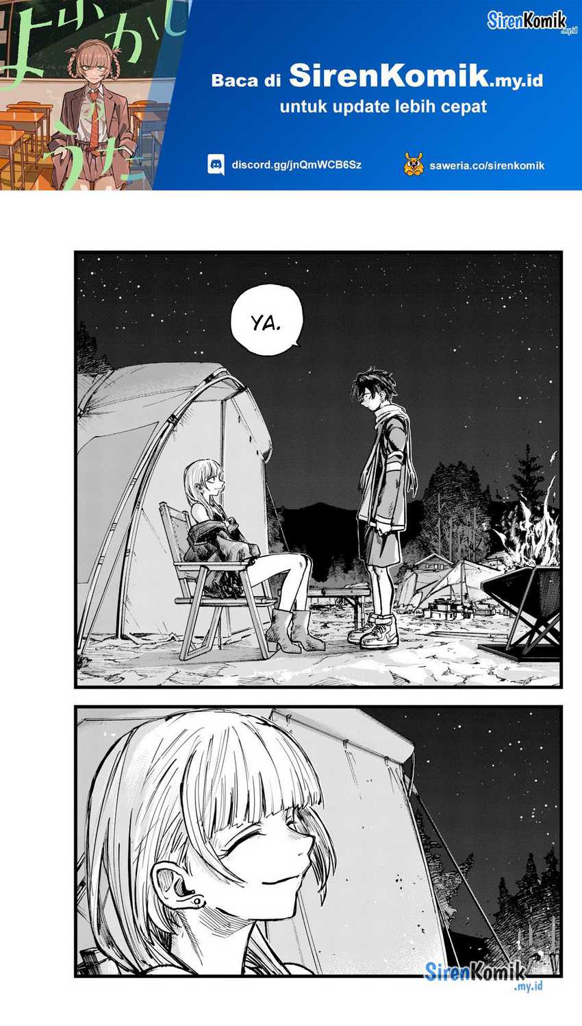 Yofukashi no Uta — Chapter 197, halaman 12