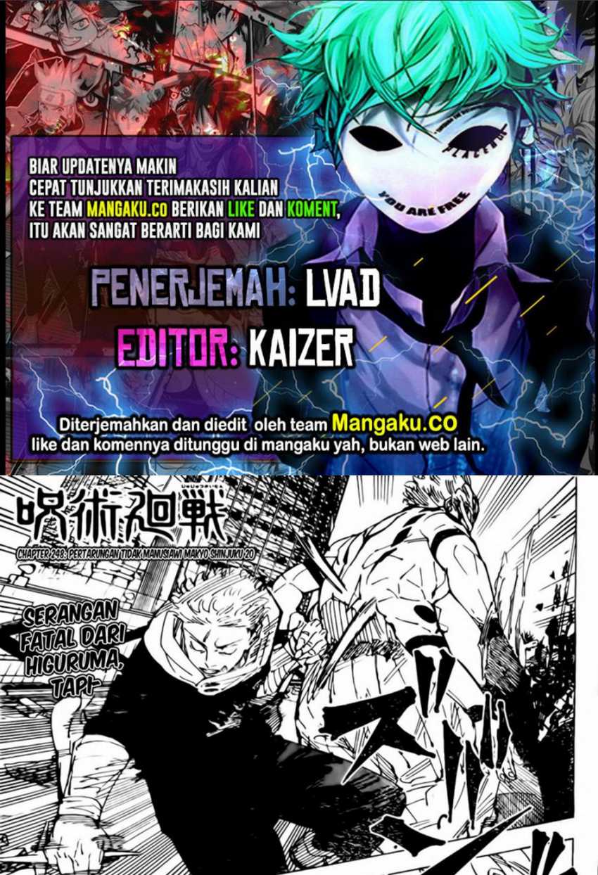 Jujutsu Kaisen — Chapter 248, halaman 1