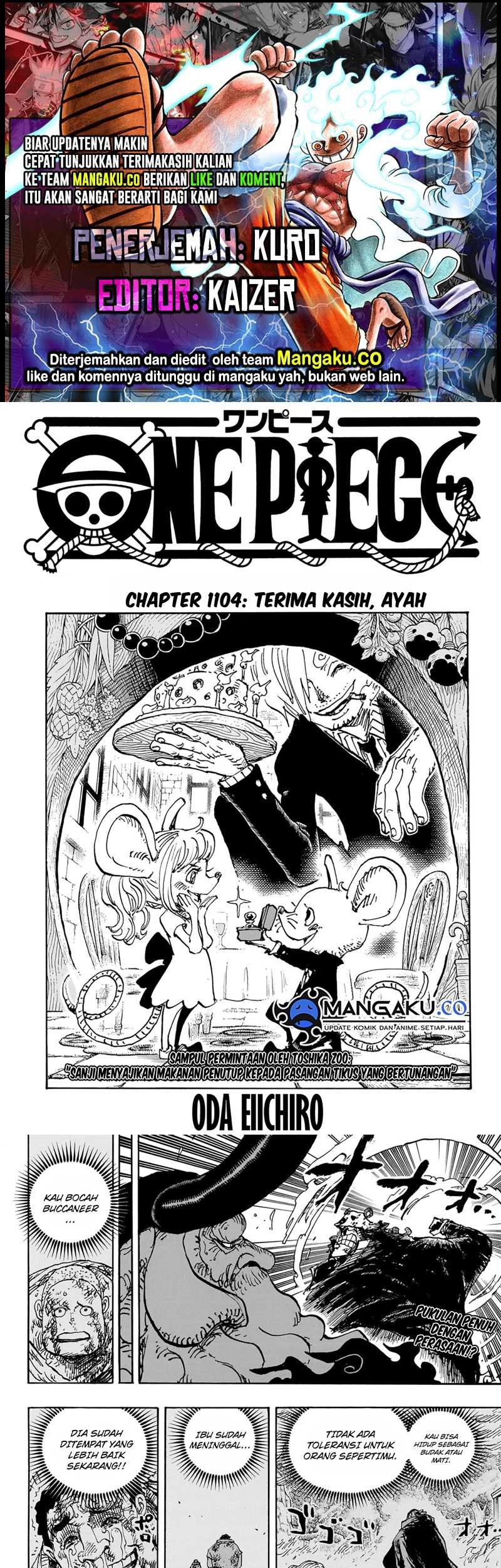One Piece — Chapter 1104, halaman 1