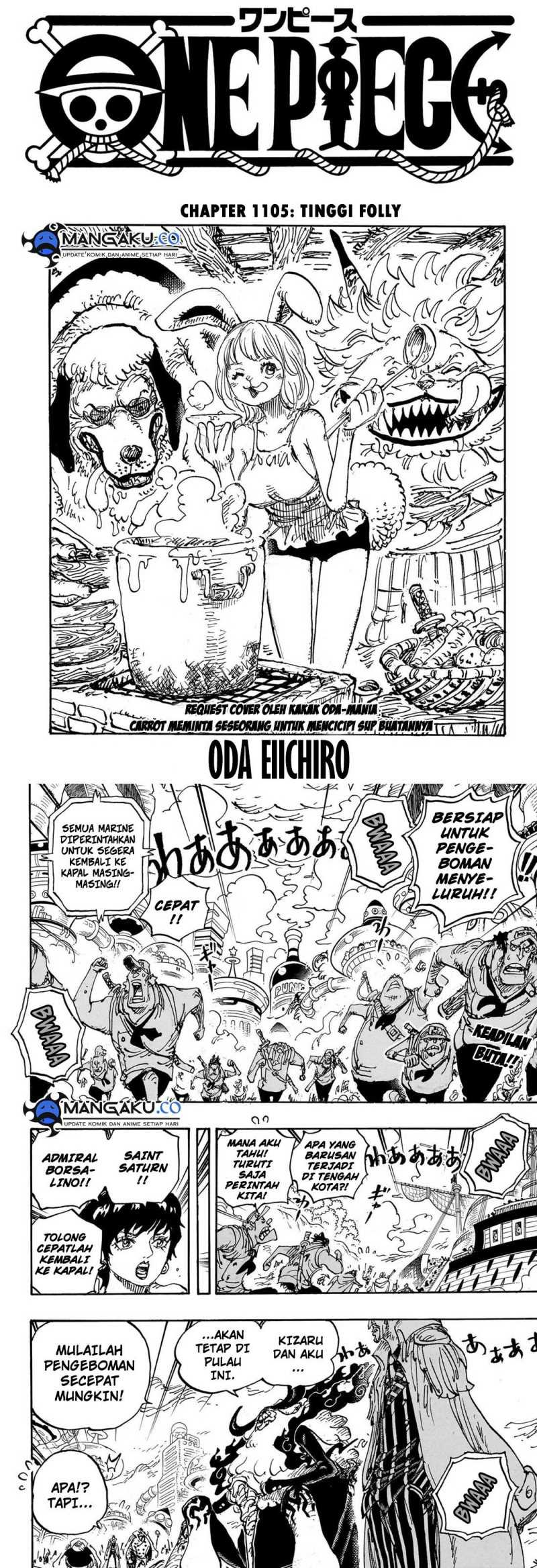 One Piece — Chapter 1105, halaman 2