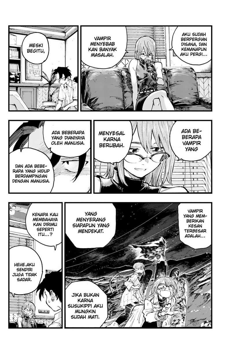 Yofukashi no Uta — Chapter 199, halaman 10