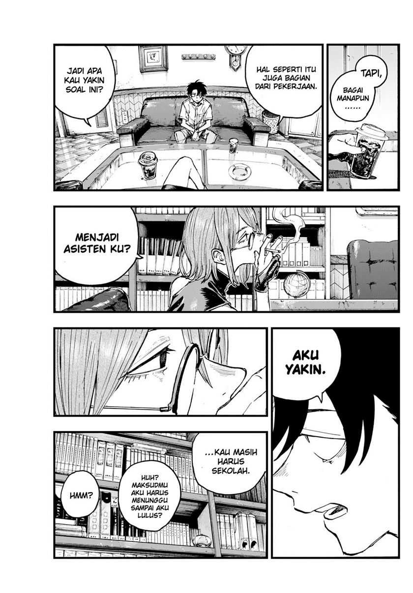 Yofukashi no Uta — Chapter 199, halaman 11