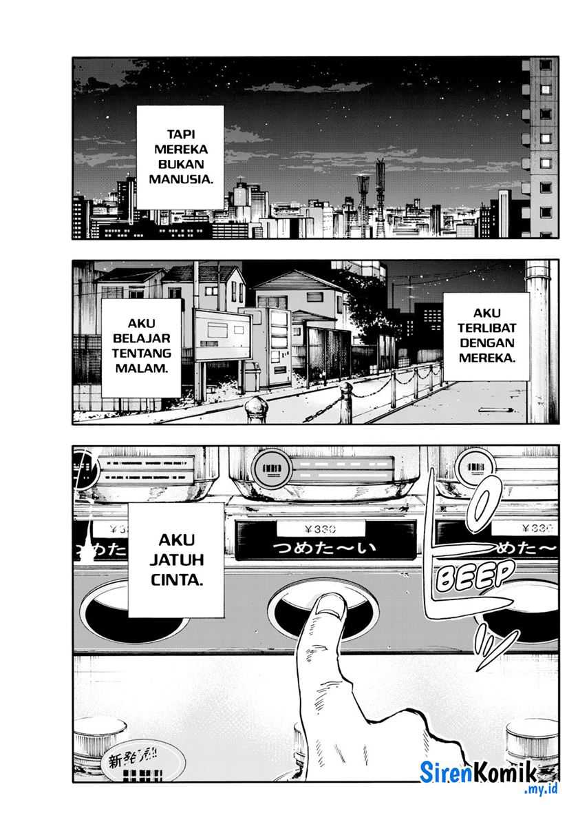 Yofukashi no Uta — Chapter 199, halaman 13