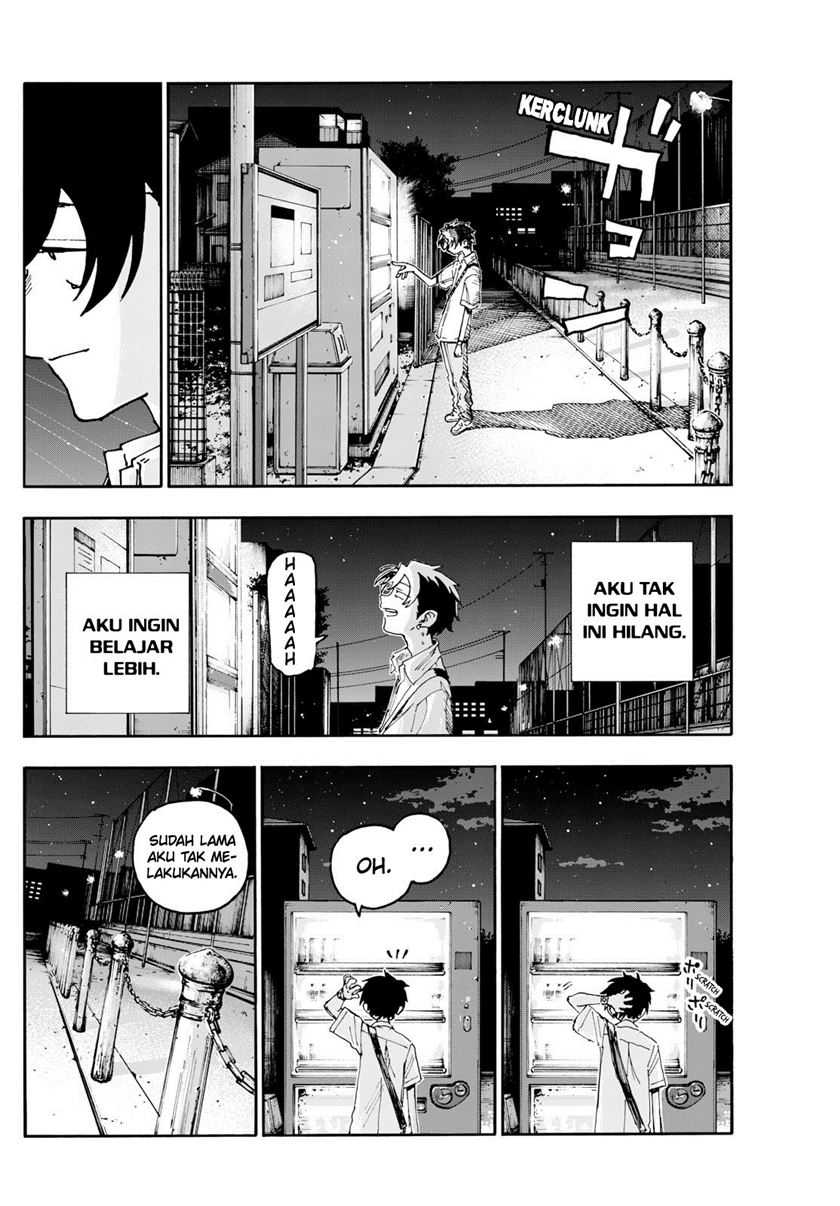 Yofukashi no Uta — Chapter 199, halaman 14