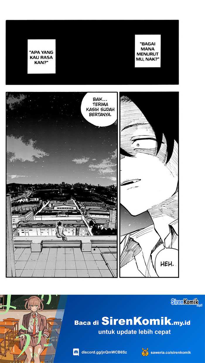 Yofukashi no Uta — Chapter 199, halaman 17