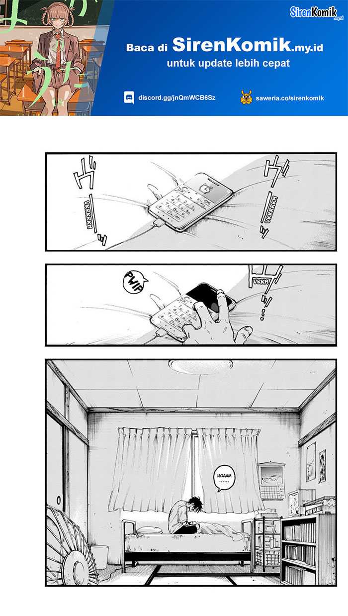 Yofukashi no Uta — Chapter 199, halaman 2
