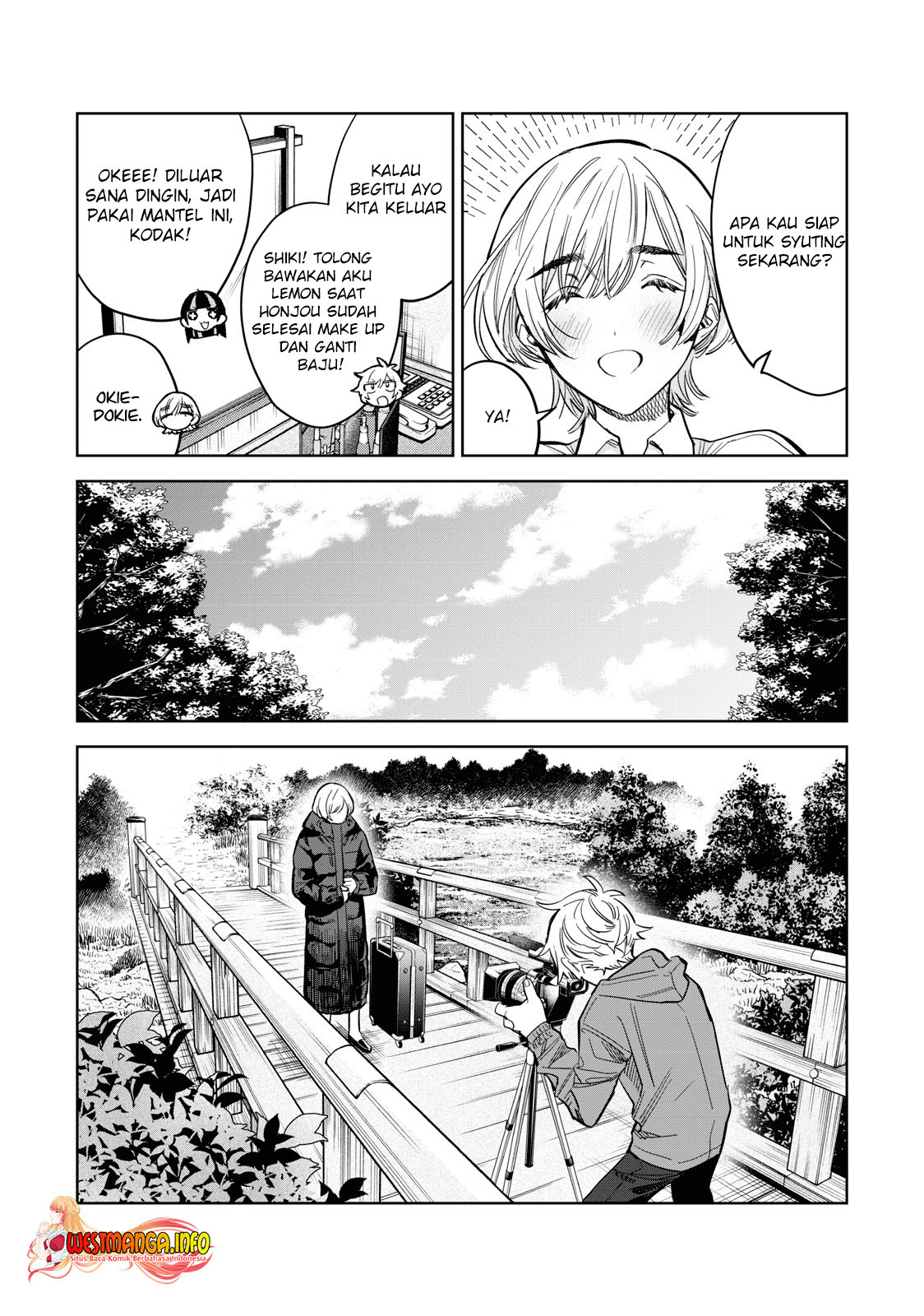 Hajirau Kimi ga Mitainda — Chapter 55.1, halaman 8