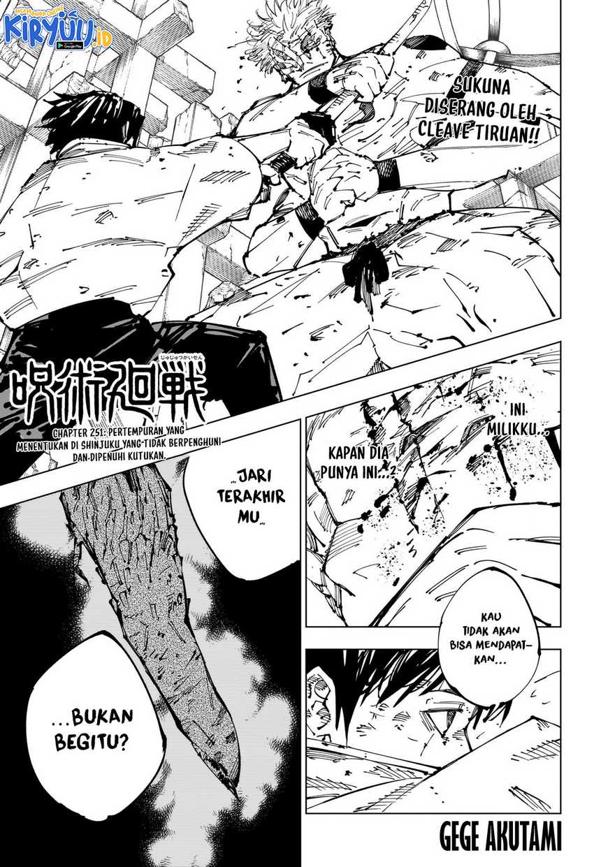 Jujutsu Kaisen — Chapter 251, halaman 2