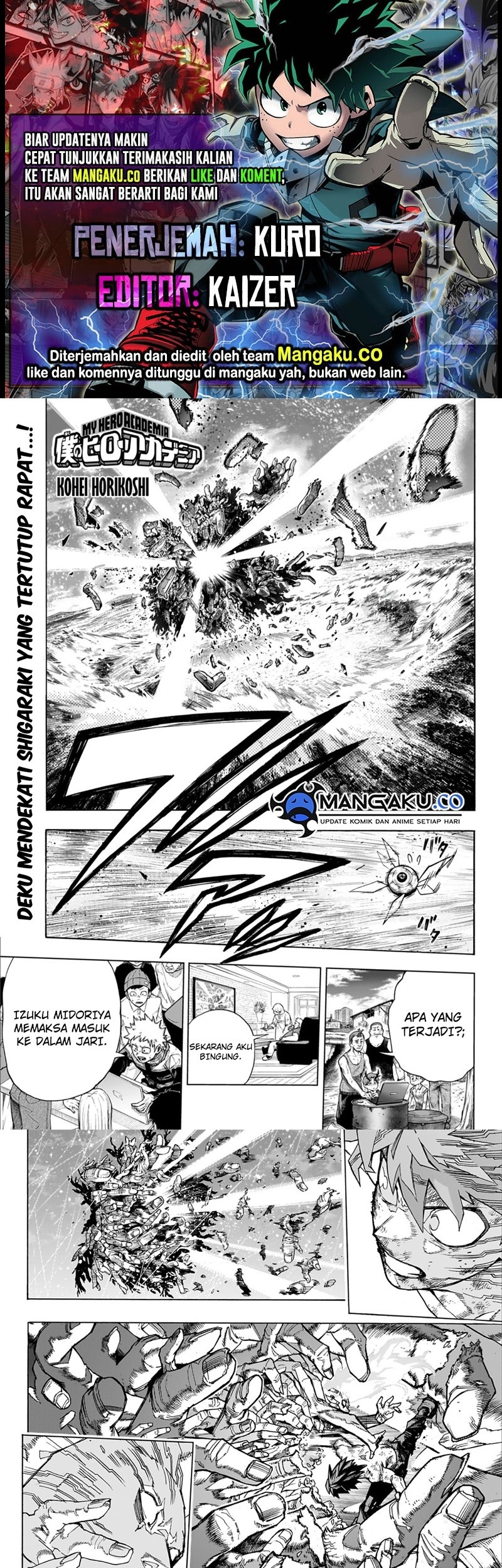 Boku no Hero Academia — Chapter 417, halaman 1