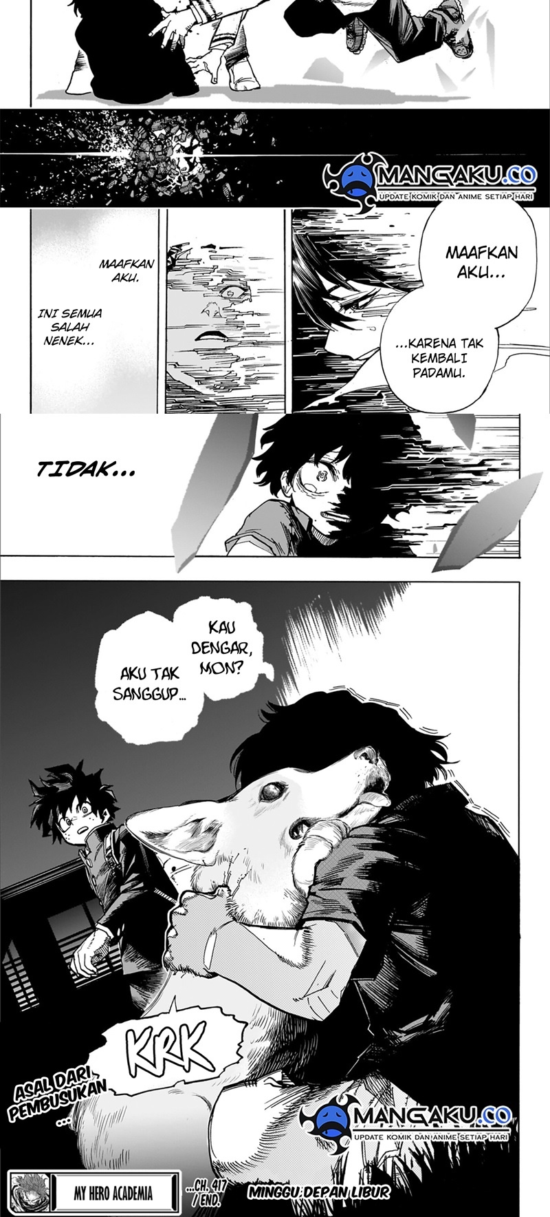 Boku no Hero Academia — Chapter 417, halaman 9