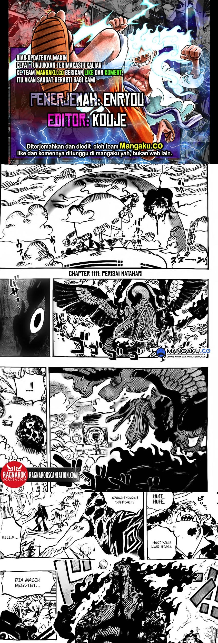 One Piece — Chapter 1111, halaman 1