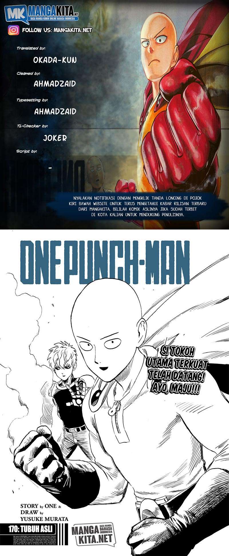 One Punch Man — Chapter 170, halaman 1