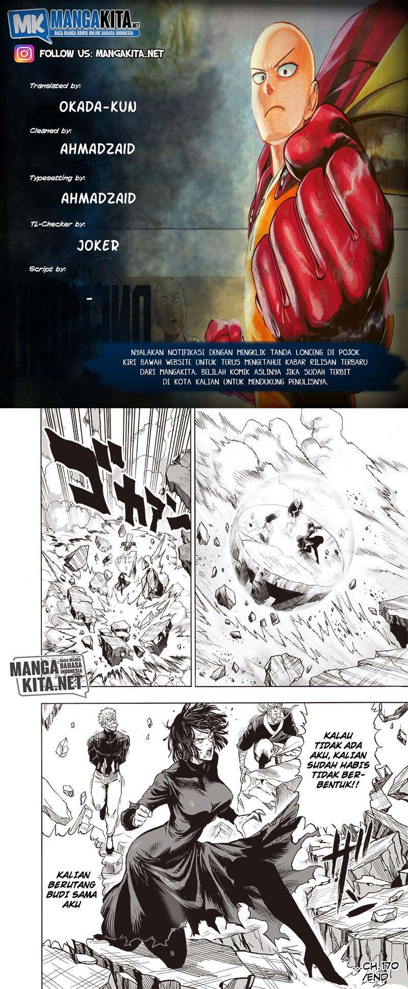 One Punch Man — Chapter 170, halaman 25