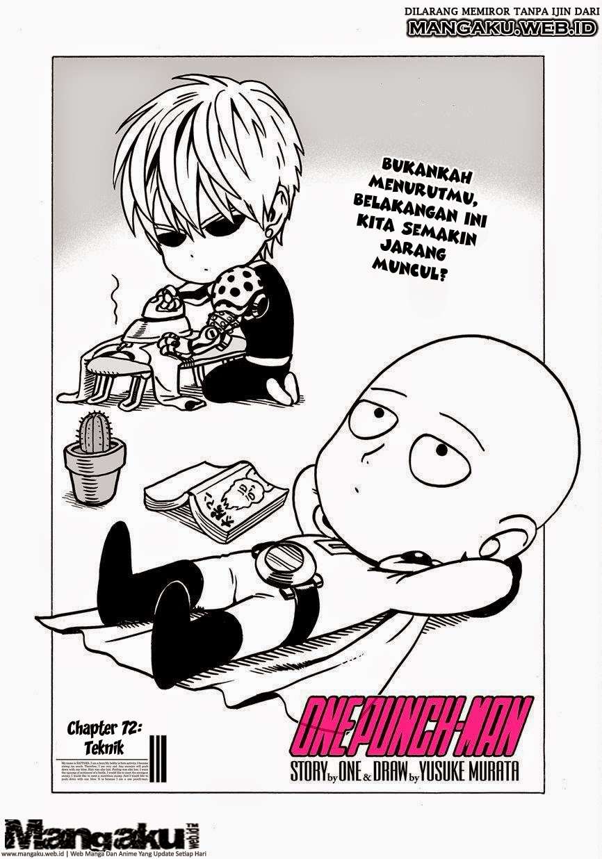 One Punch Man — Chapter 72, halaman 1