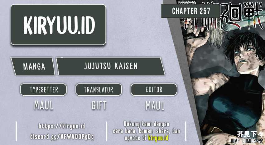 Jujutsu Kaisen — Chapter 257, halaman 1