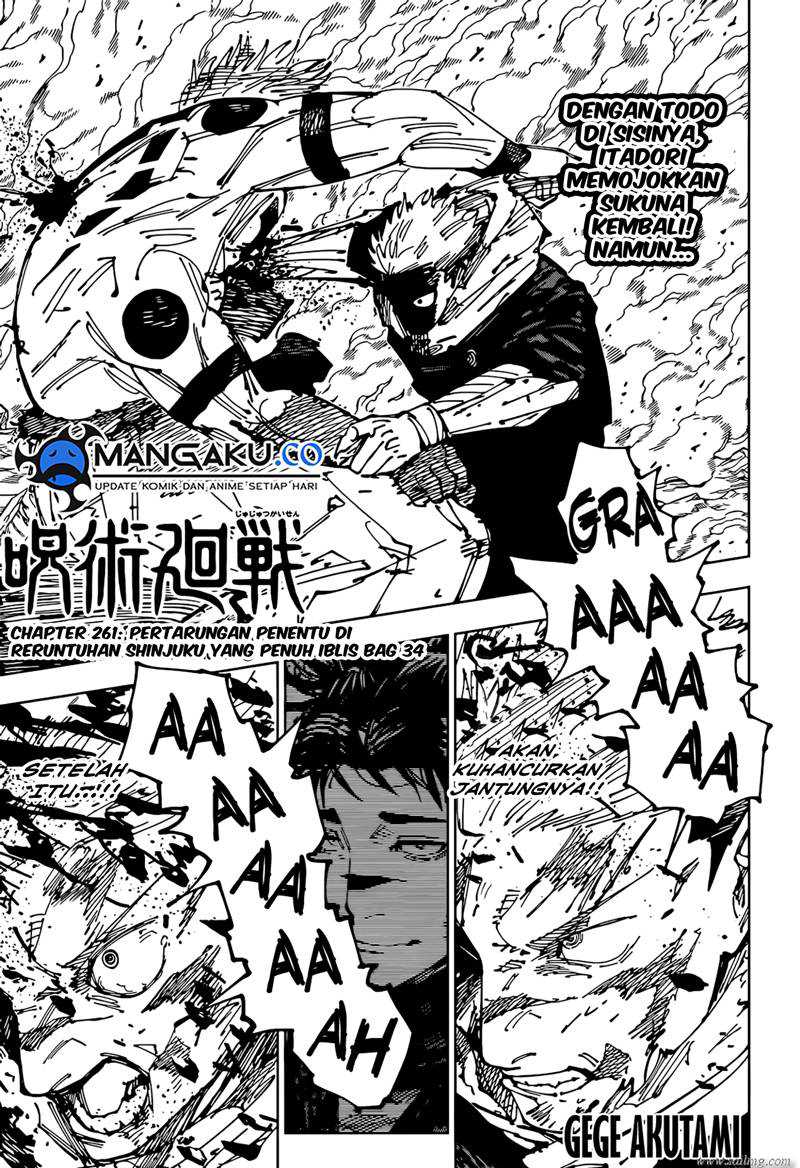 Jujutsu Kaisen — Chapter 261, halaman 2
