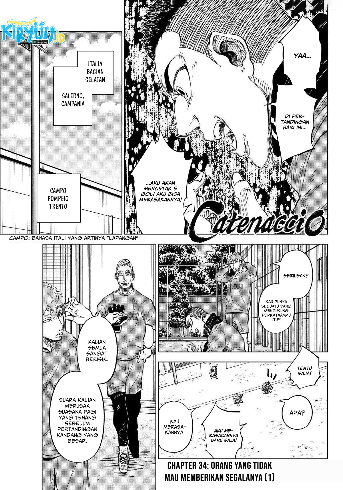 Catenaccio — Chapter 34, halaman 2