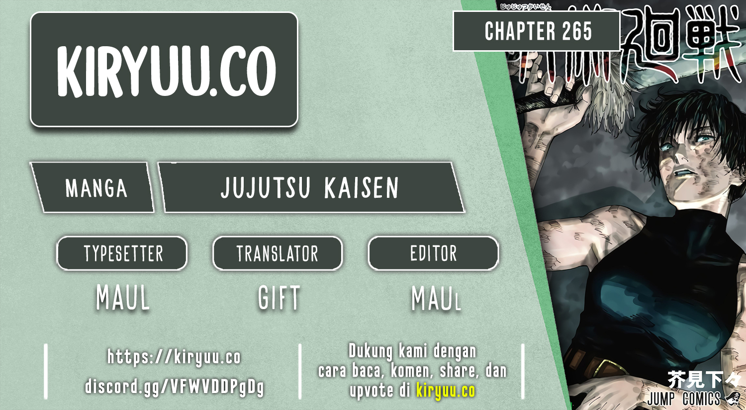 Jujutsu Kaisen — Chapter 265, halaman 1