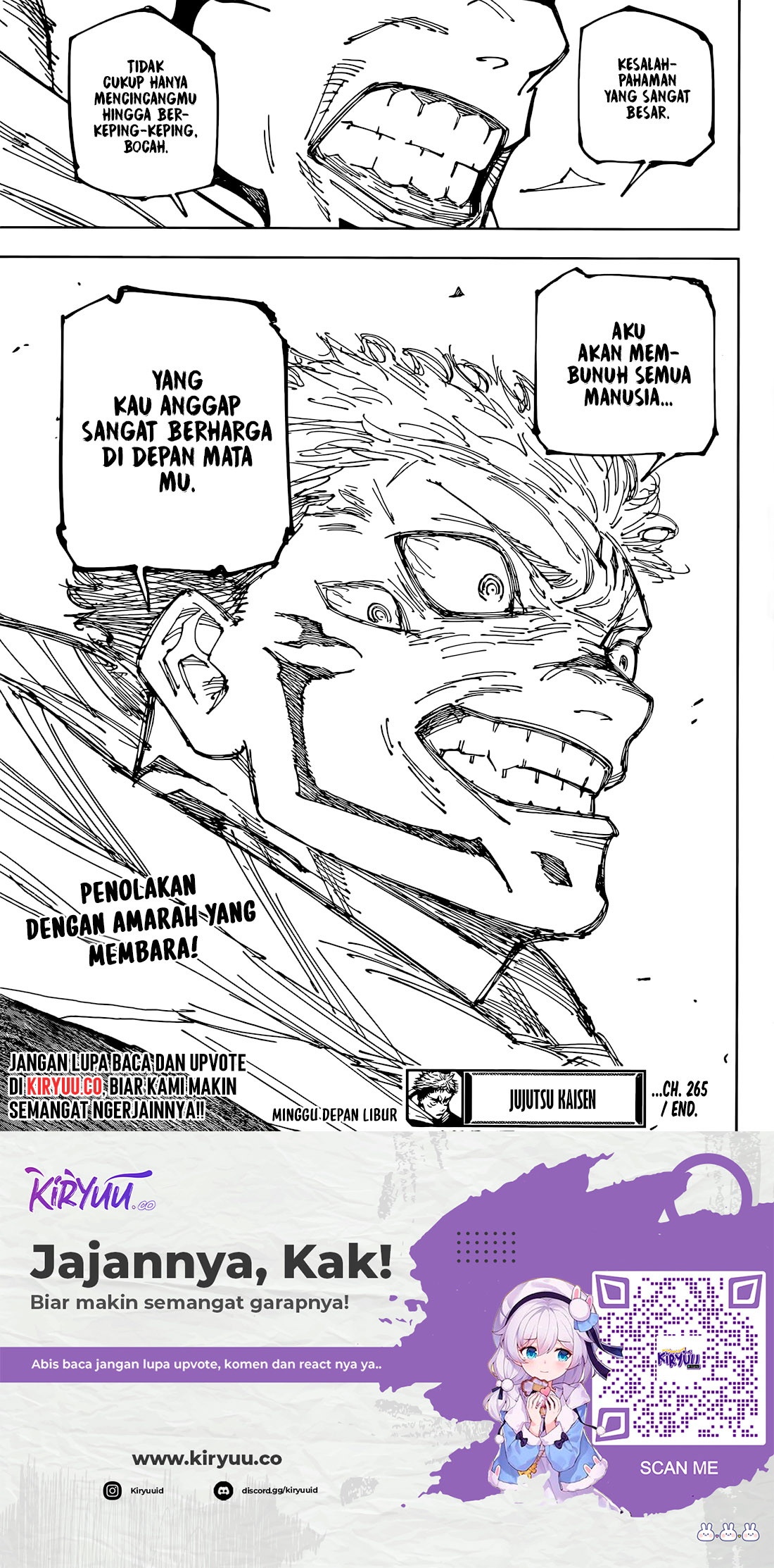 Jujutsu Kaisen — Chapter 265, halaman 20