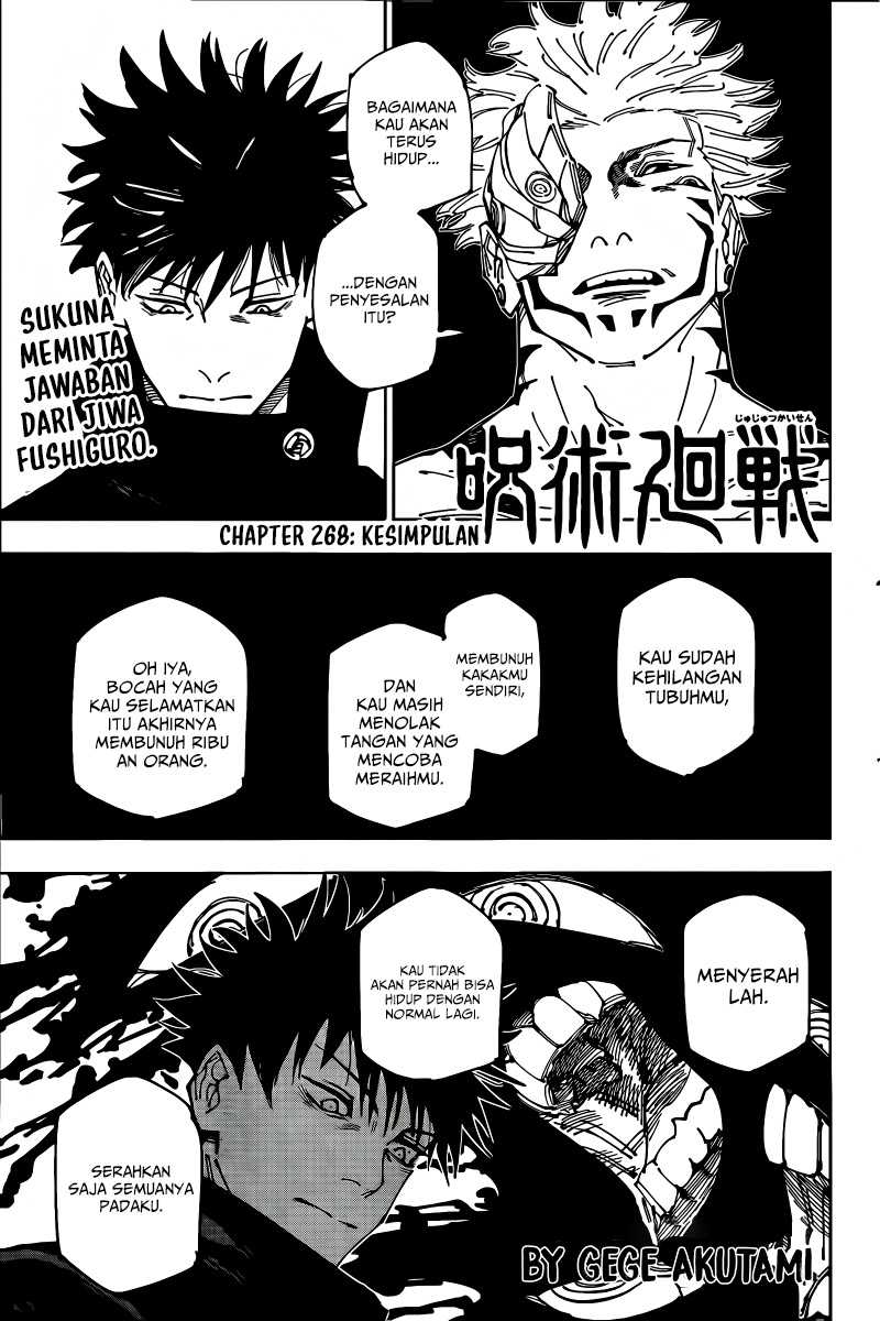 Jujutsu Kaisen — Chapter 268, halaman 2