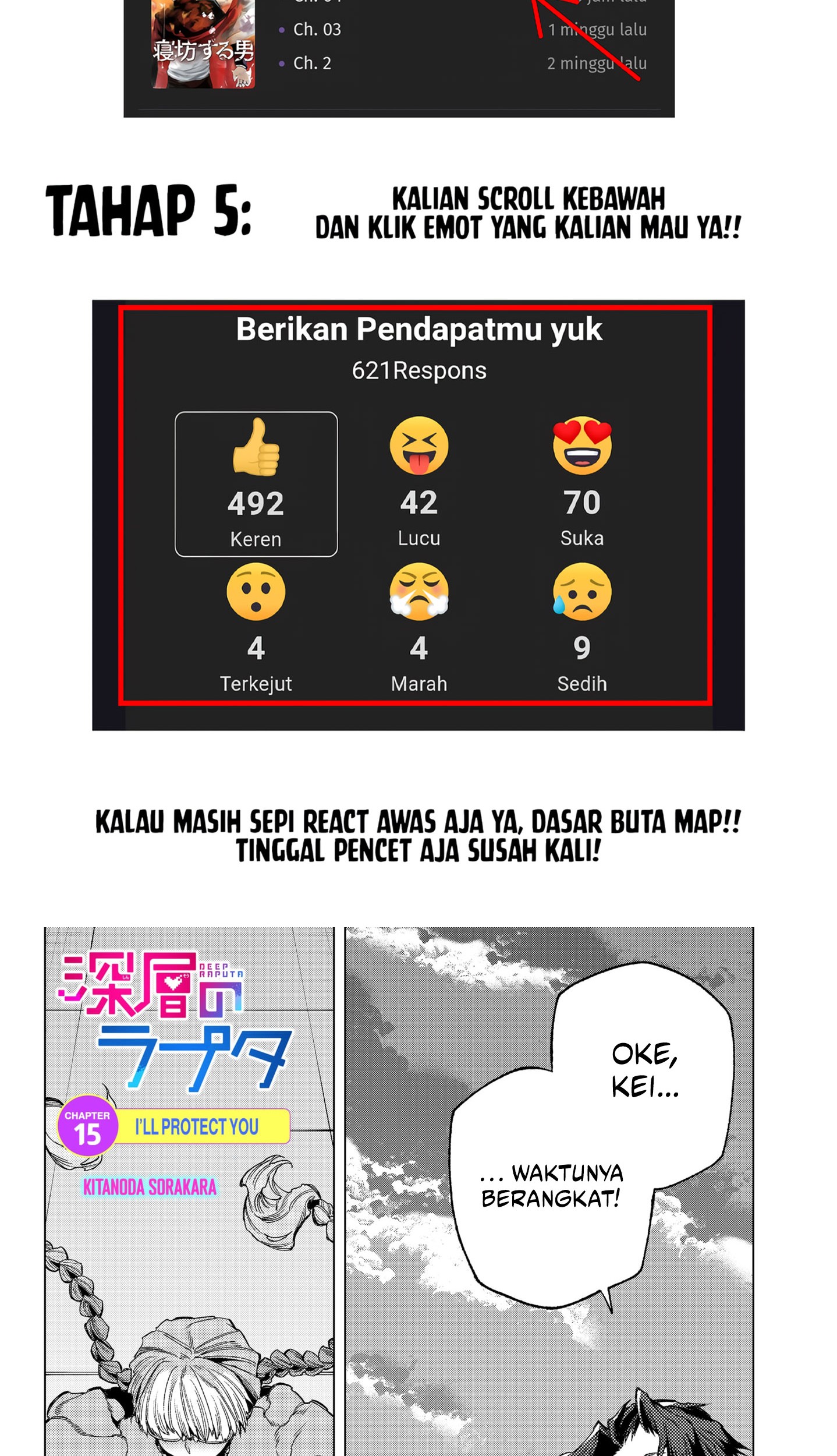 Shinsou no Raputa — Chapter 15, halaman 3