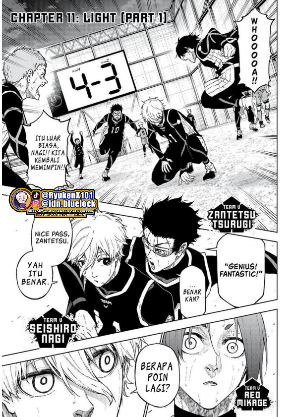 Blue Lock: Episode Nagi — Chapter 11, halaman 1