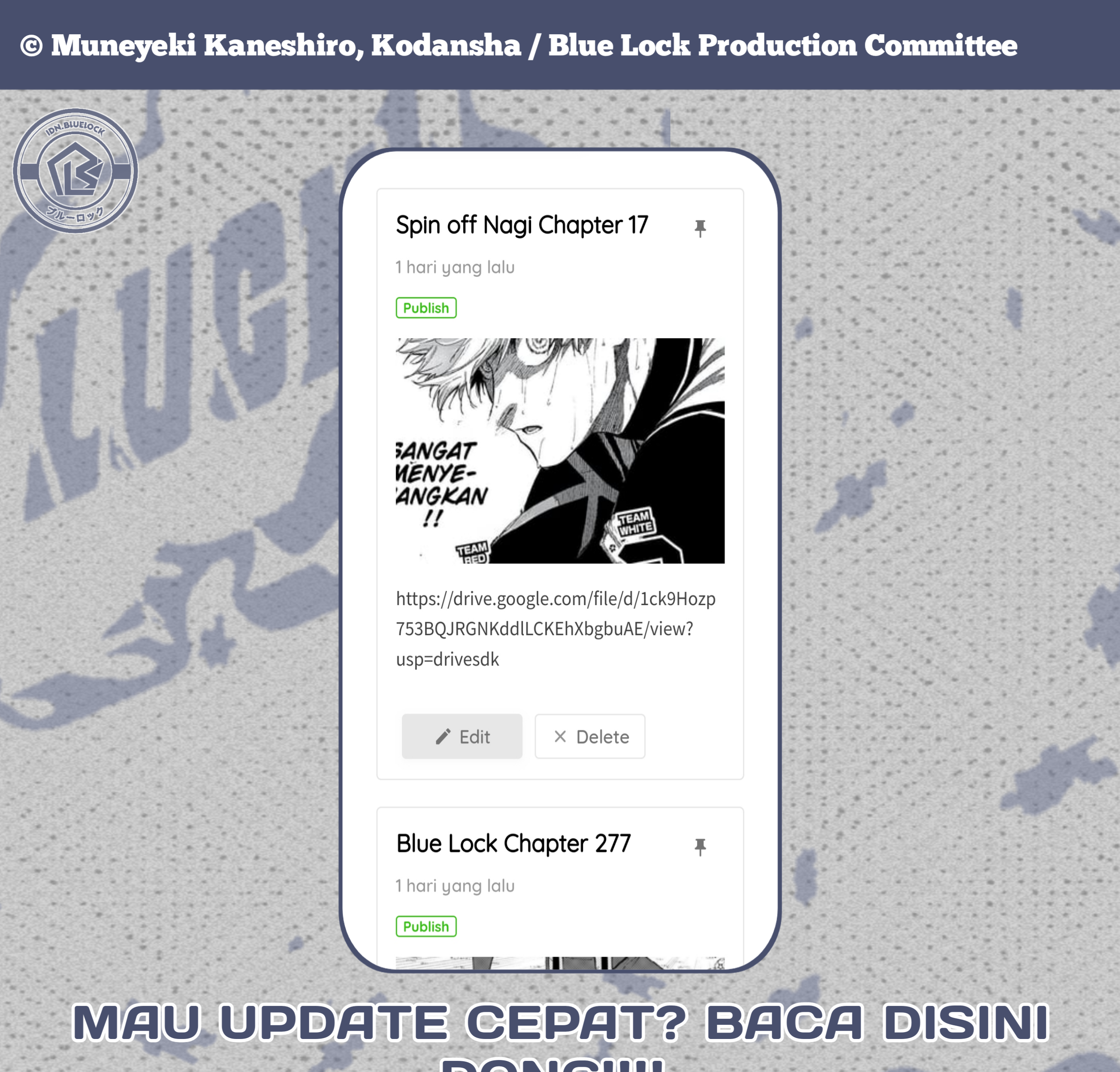 Blue Lock: Episode Nagi — Chapter 11, halaman 43