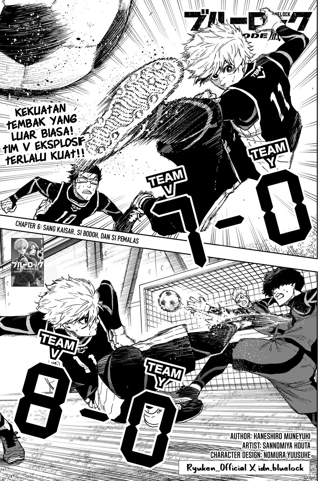 Blue Lock: Episode Nagi — Chapter 6, halaman 1